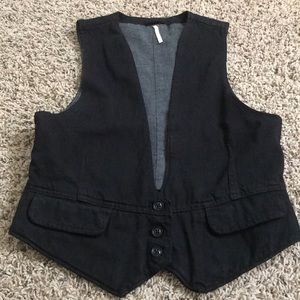 Free People Vest Black